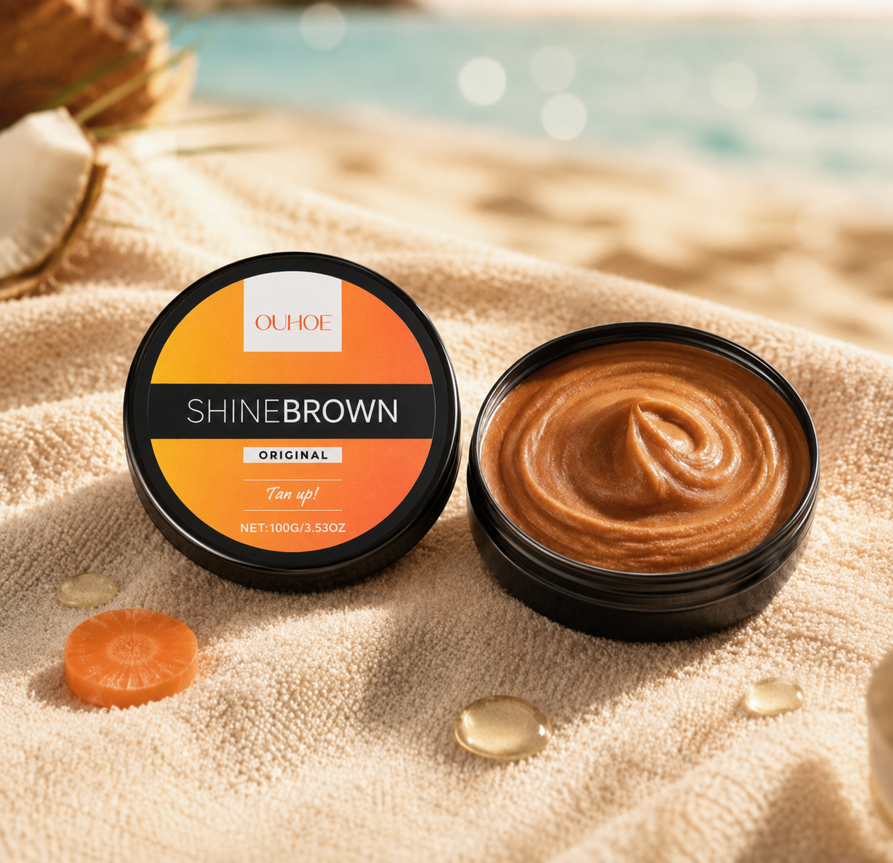 Crema bronceadora  Protector Solar
