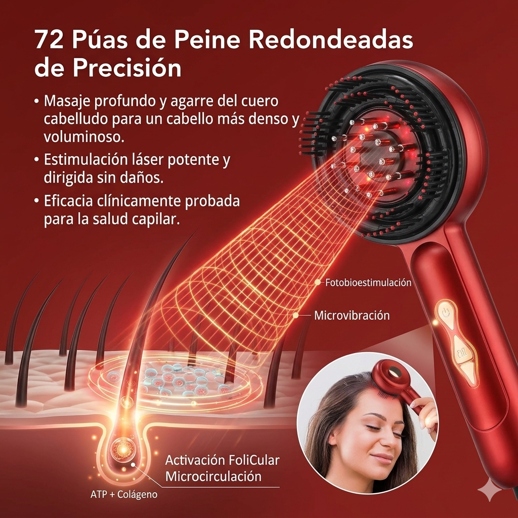 El masajeador LED que está cambiando el pelo de +14.500 personas