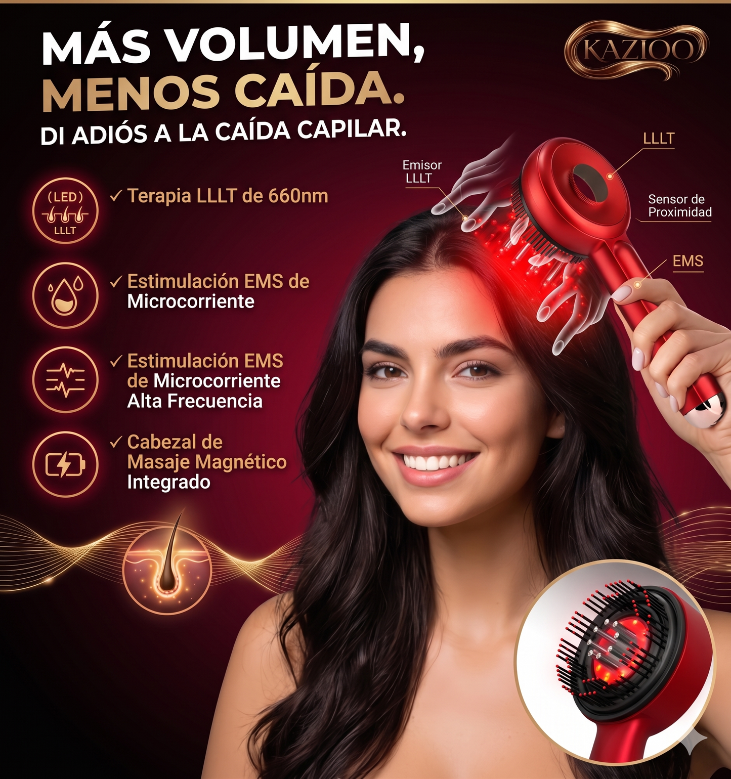 El masajeador LED que está cambiando el pelo de +14.500 personas